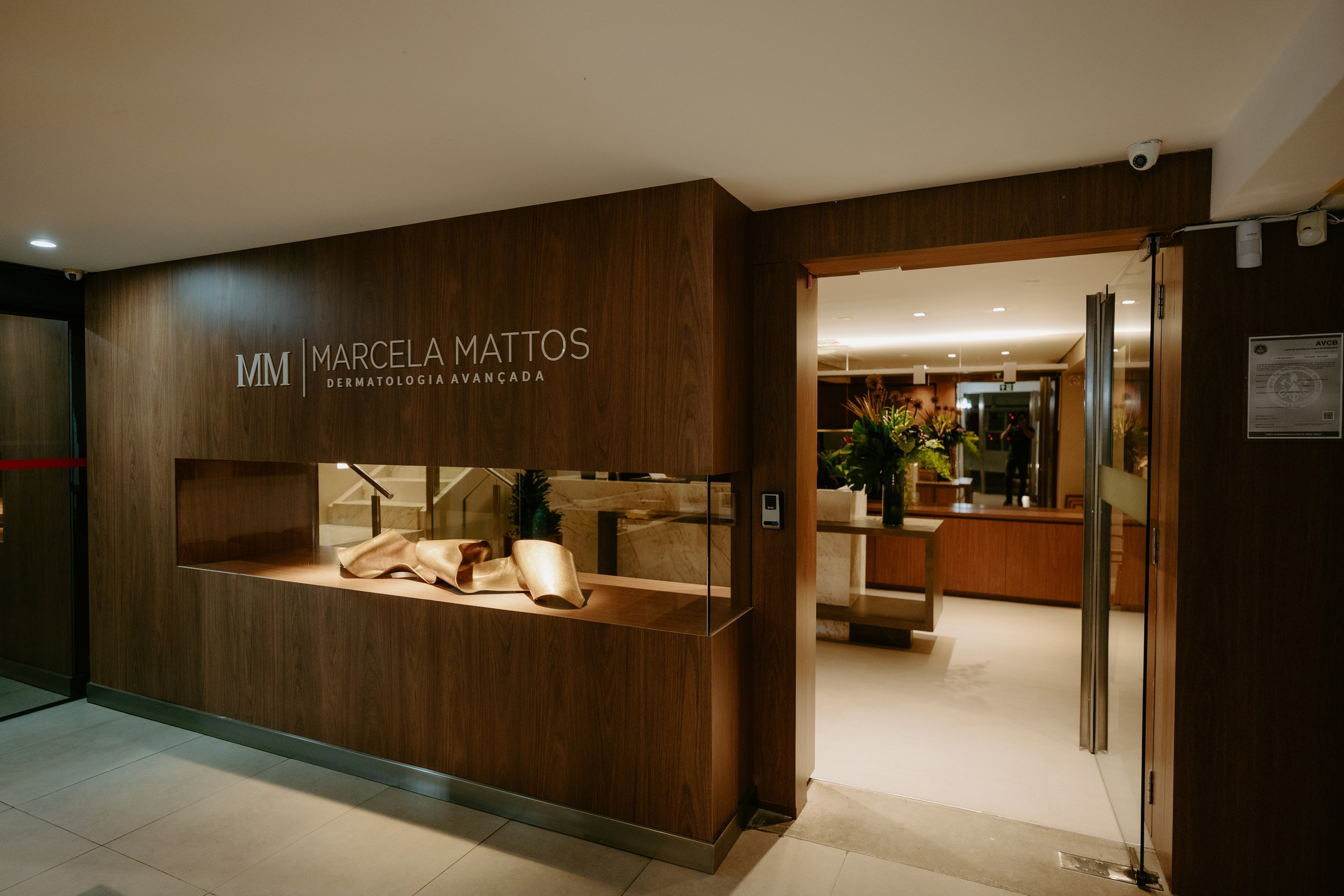 Recepção da Clínica Dra. Marcela Mattos